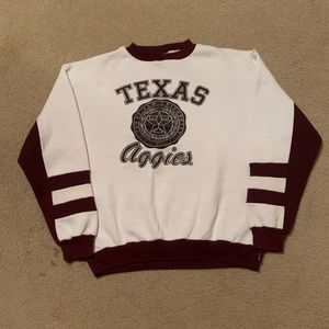 Vintage 80s 90s Texas A&M Aggies College Sweatshirt